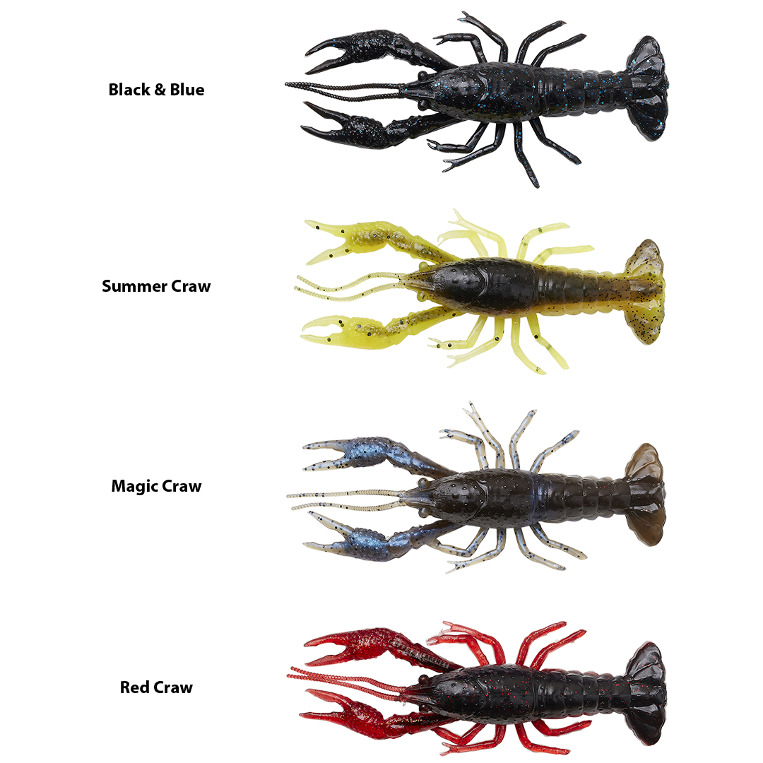 Savage Gear 4D Craw 6 stk. Summer Craw - Aborre