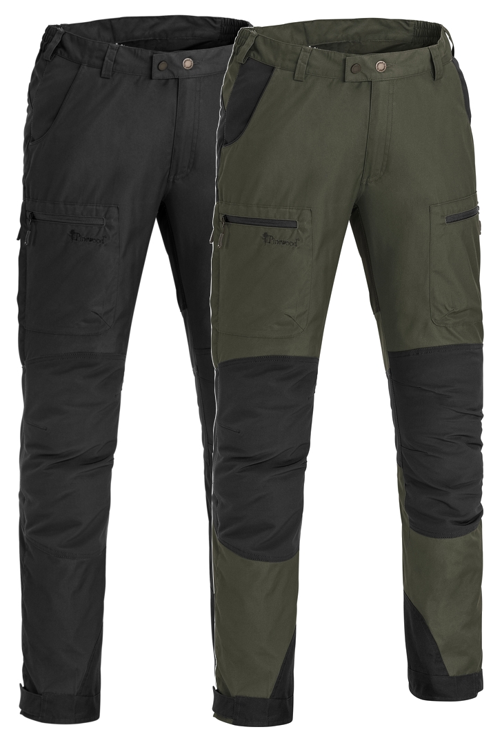 Pinewood Caribou TC Extreme Buks kun str. C48, C50 og C62 Sort/Sort C48 (81-92 cm) - Friluftsbukser