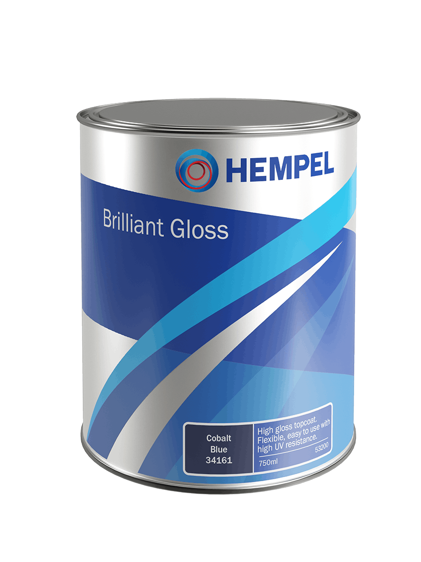 Hempel Bådmaling - Hempel Brilliant Gloss Maling 0,75Liter Britannia Blue 31810 - Maling