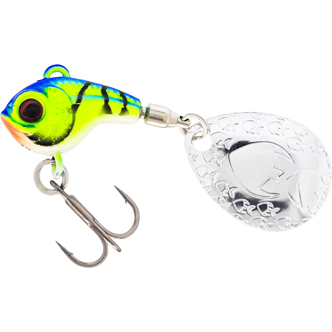 Westin Dropbite Tungsten Spin Tail Jig 2,2cm 18g Chartreuse Blue Craw - Spinner