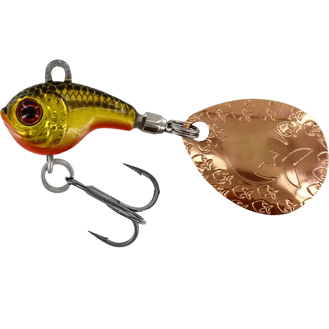 Westin Dropbite Tungsten Spin Tail Jig 2,2cm 18g Gold Rush - Spinner