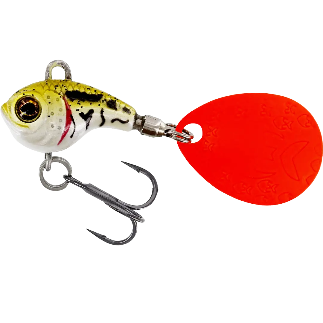 Westin Dropbite Tungsten Spin Tail Jig REST 2,2cm 18g Pearl Stickleback - Spinner