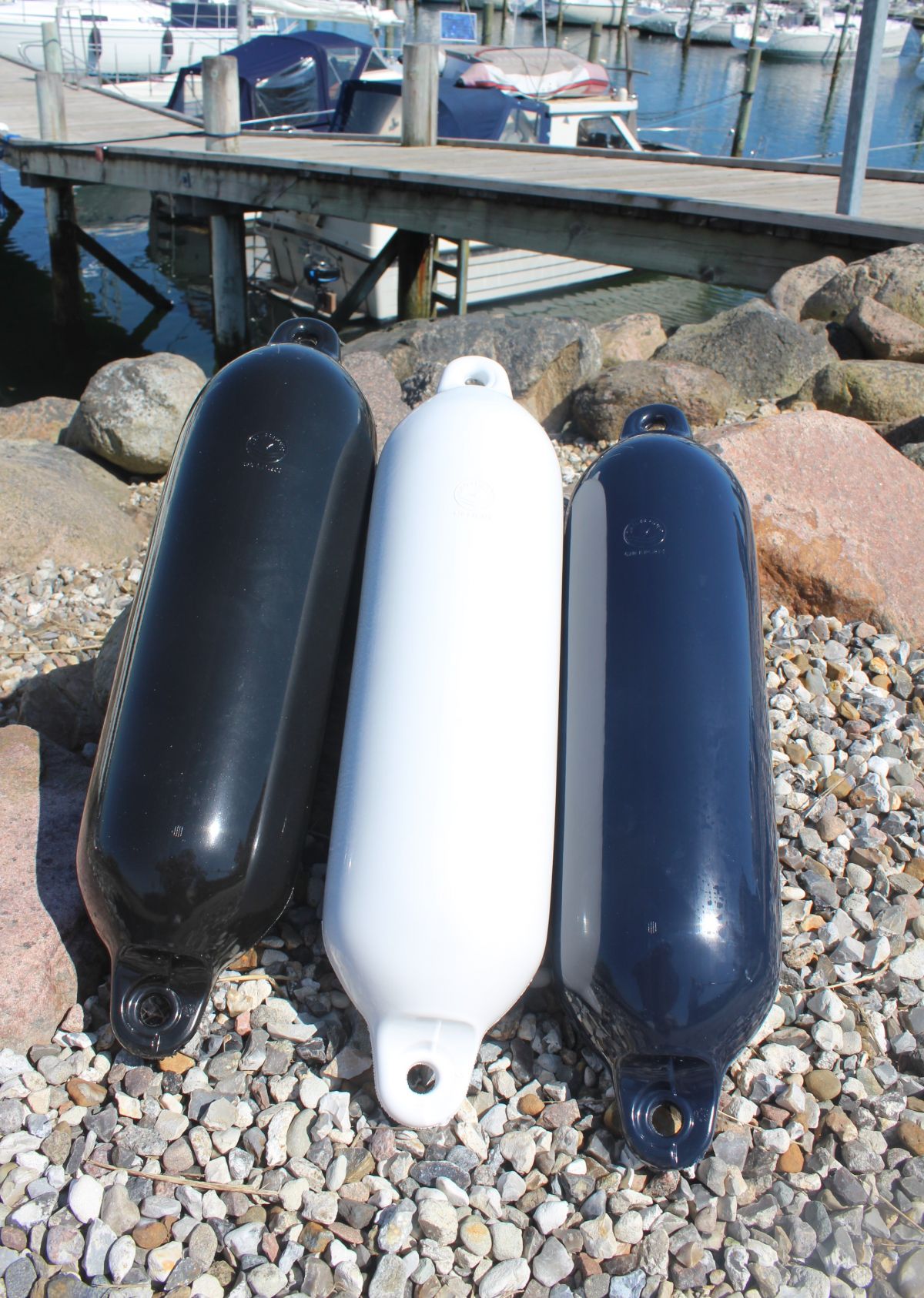 Dan-Fender Light Fender Hvid 4 x 16" - Fender og Bøjer