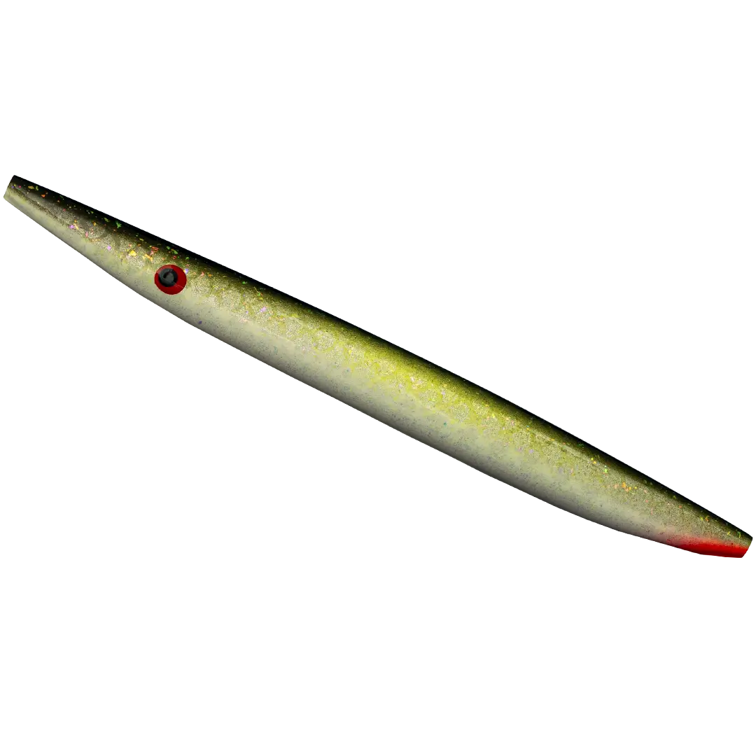 Effekt Tackle - PFB U360 Kystwobler 16 Gram Grøn Skæl - Håndmalet/lavet i Danmark