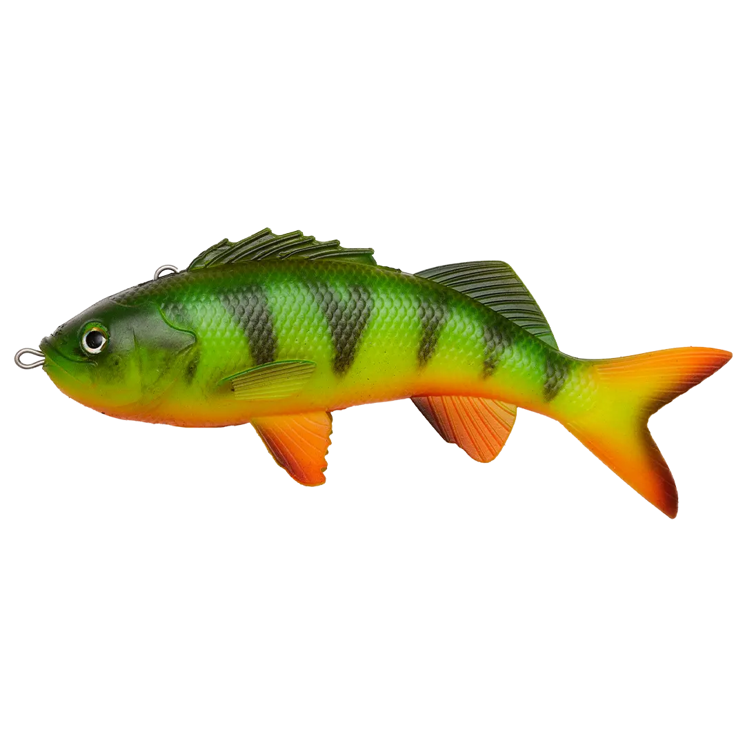 PulzBait Starter Kit 15cm Perch / Aborre Firetiger - Elektriske Agn