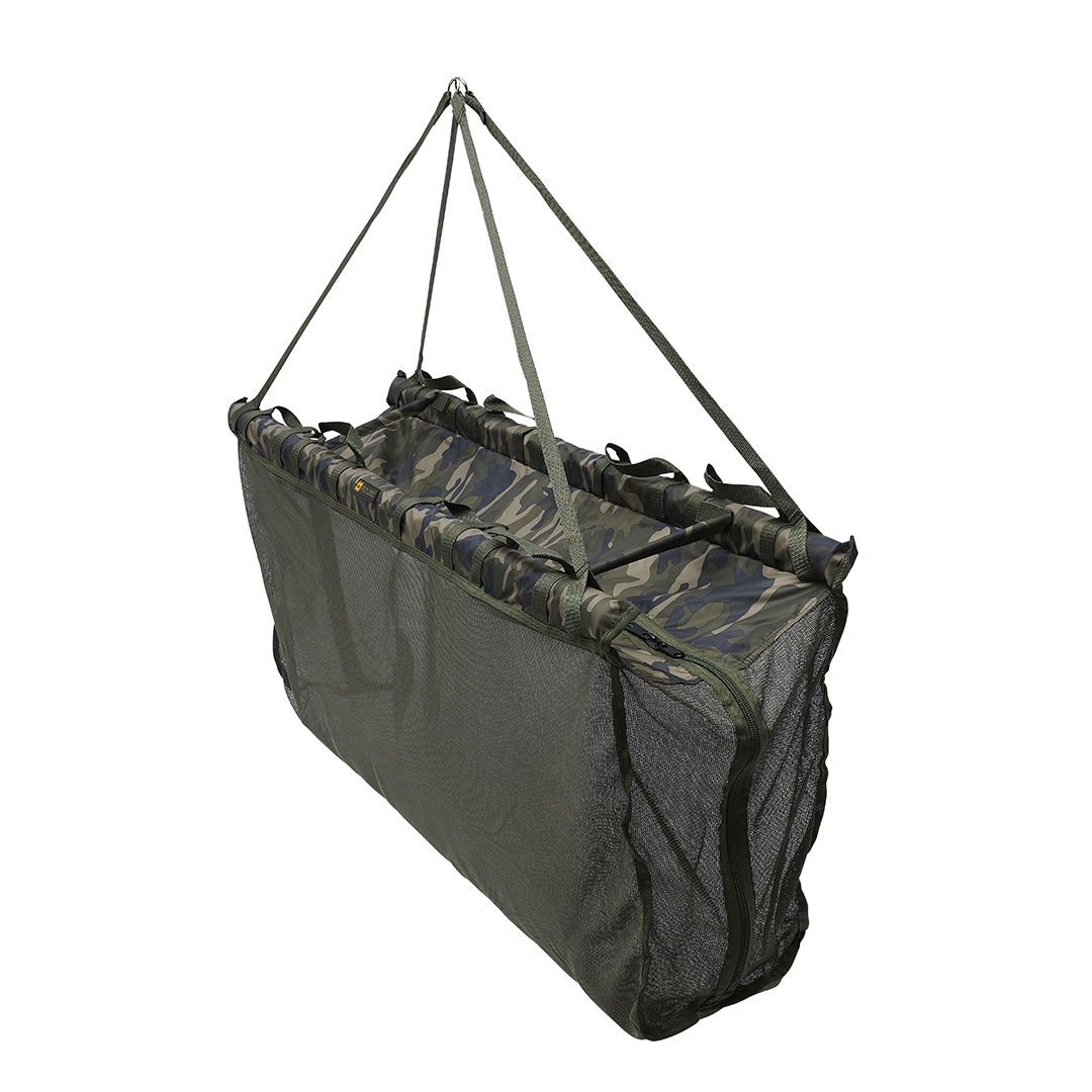 Prologic Inspire S/S Camo Floating Retainger Sling 90 * 50cm - Net/Vejeslynge/Afkrogningsmåtte