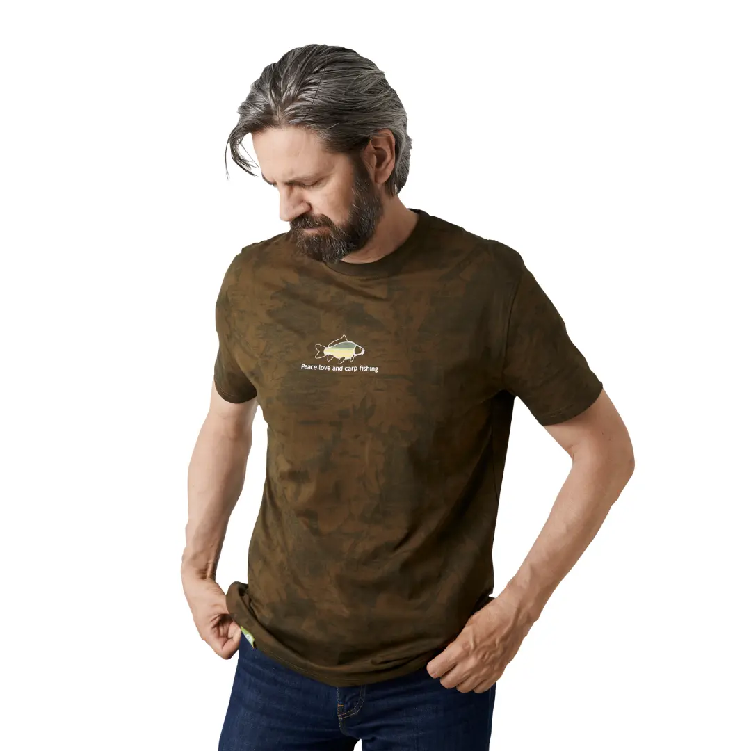 Geoff Anderson Organic Tee 2024 4XL Peace Carp Leaf - T-Shirt