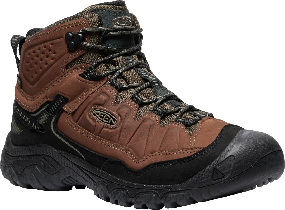 Keen Men's Targhee IV Waterproof Hiking Boot Bison/Black 44,5 - Vandrestøvler