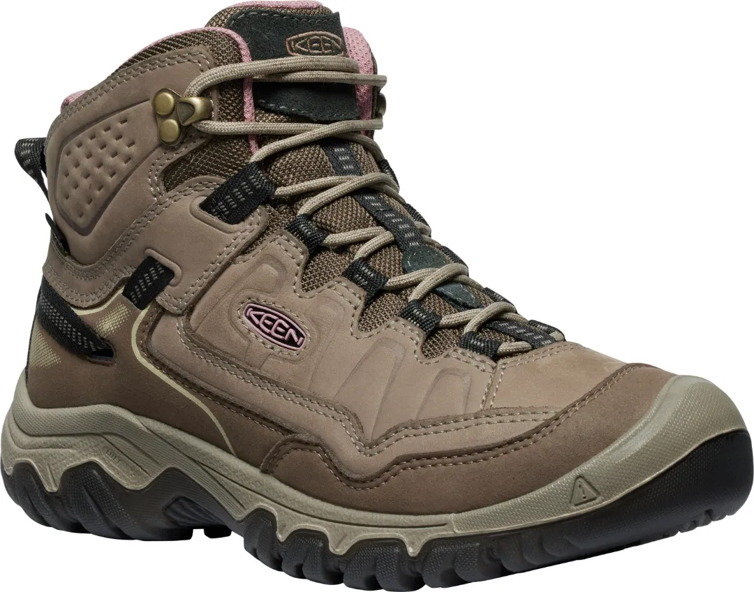 Keen Women's Targhee IV Waterproof Hiking Boot BRINDLE-NOSTALGIA ROSE 37 - Vandrestøvler