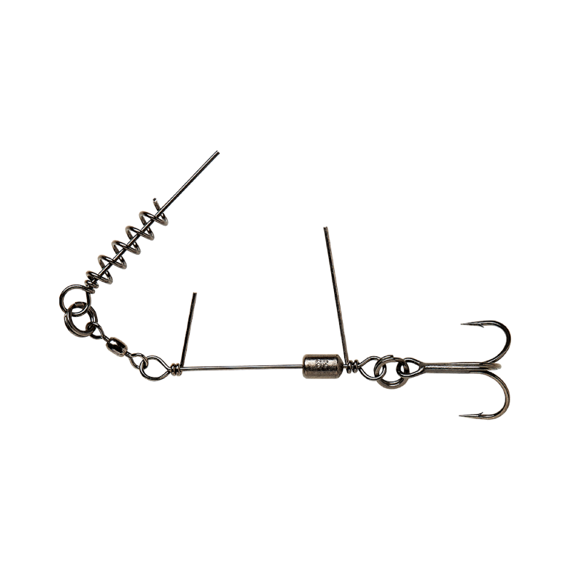 Savage Gear SS Corkscrew Stinger 8cm 2 stk. st. 1 - Wire-floucarbon forfang & Stingers