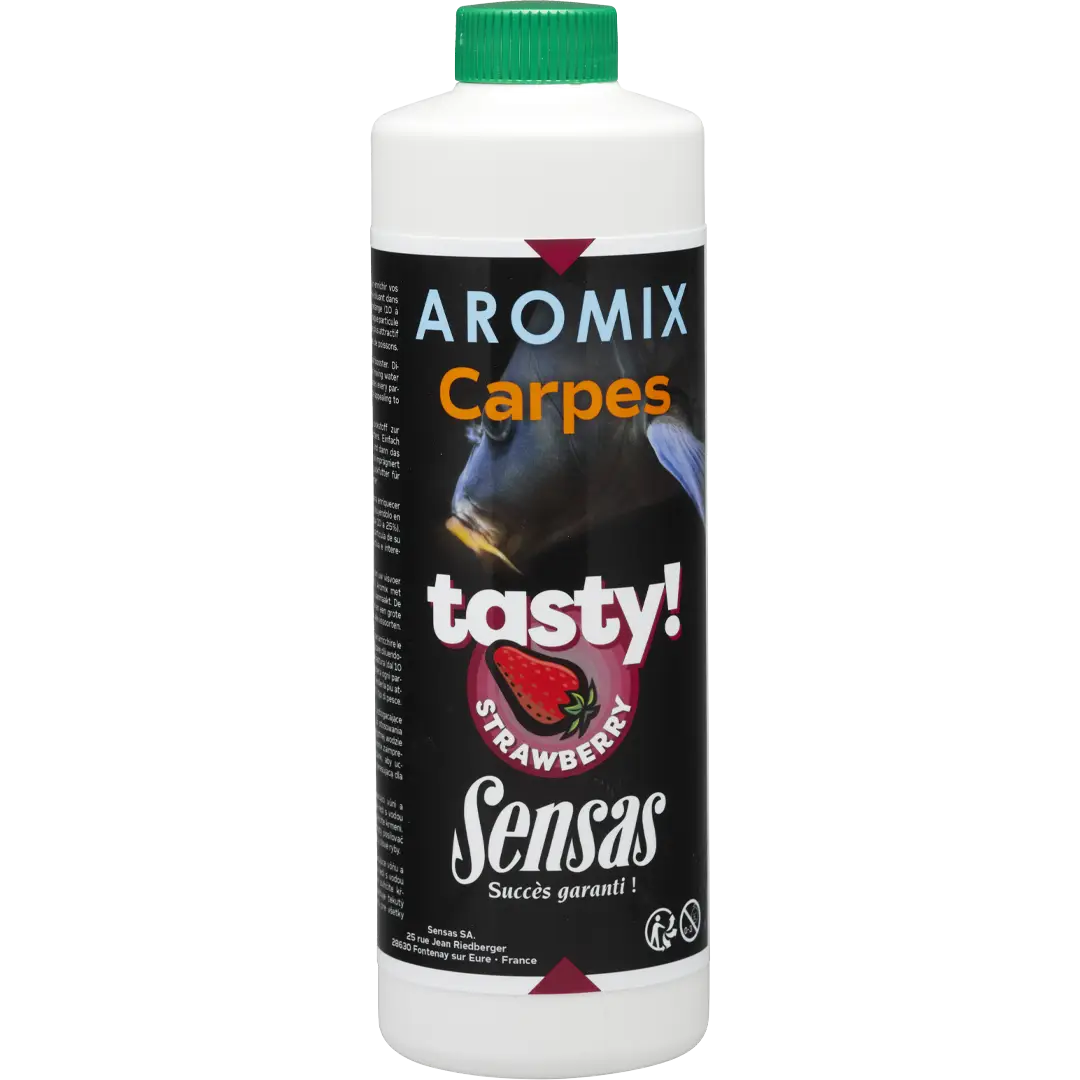Sensas Carp Tasty Aromix Strawberry - Dip/Liquide/Oil