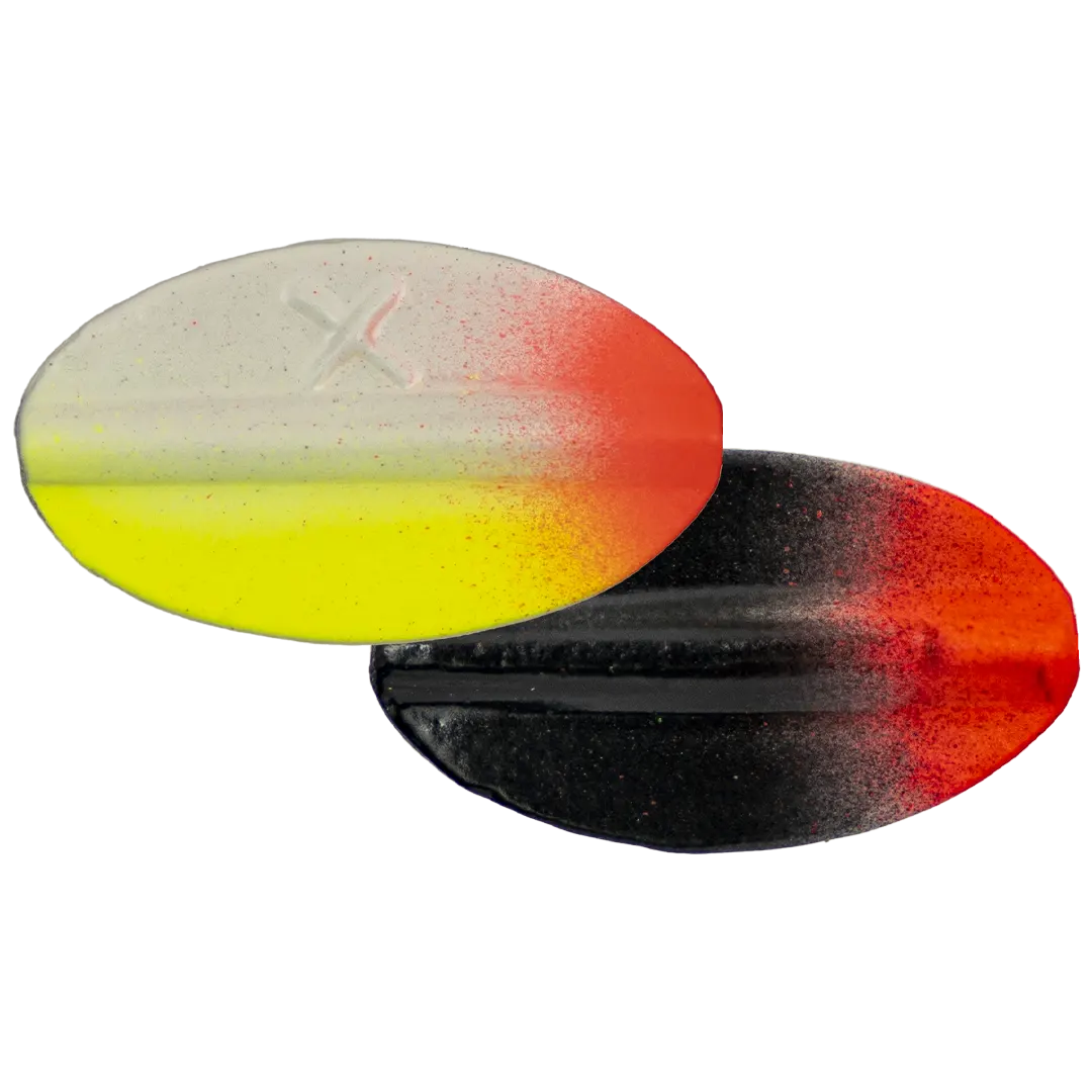 Odin-Lures Paven Gennemløber 5 Gram MJ - Sort/Rød/Gul/Hvid - Håndmalet/lavet i Danmark