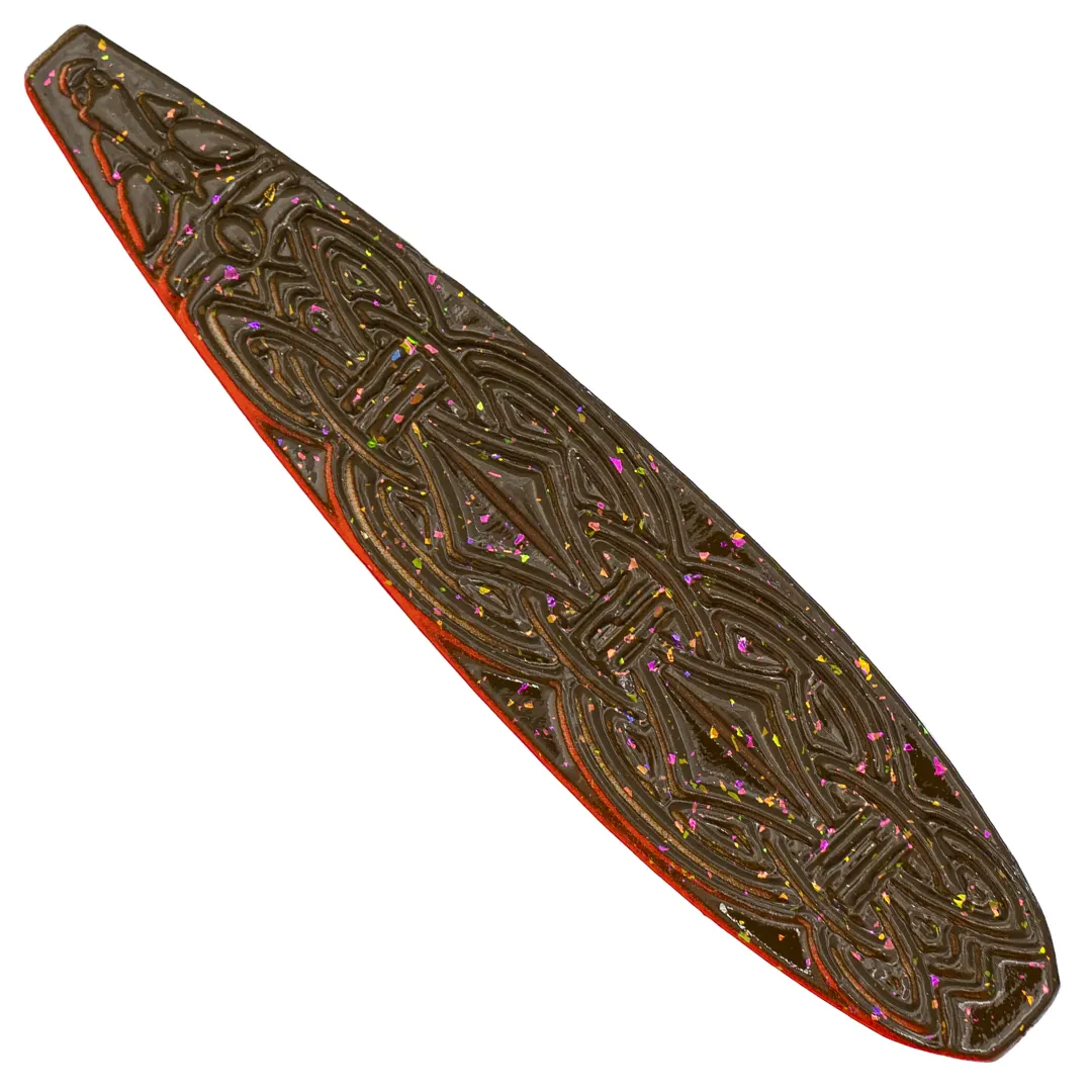 Odin-Lures Viking Gennemløber 18 Gram Brown King - Håndmalet/lavet i Danmark
