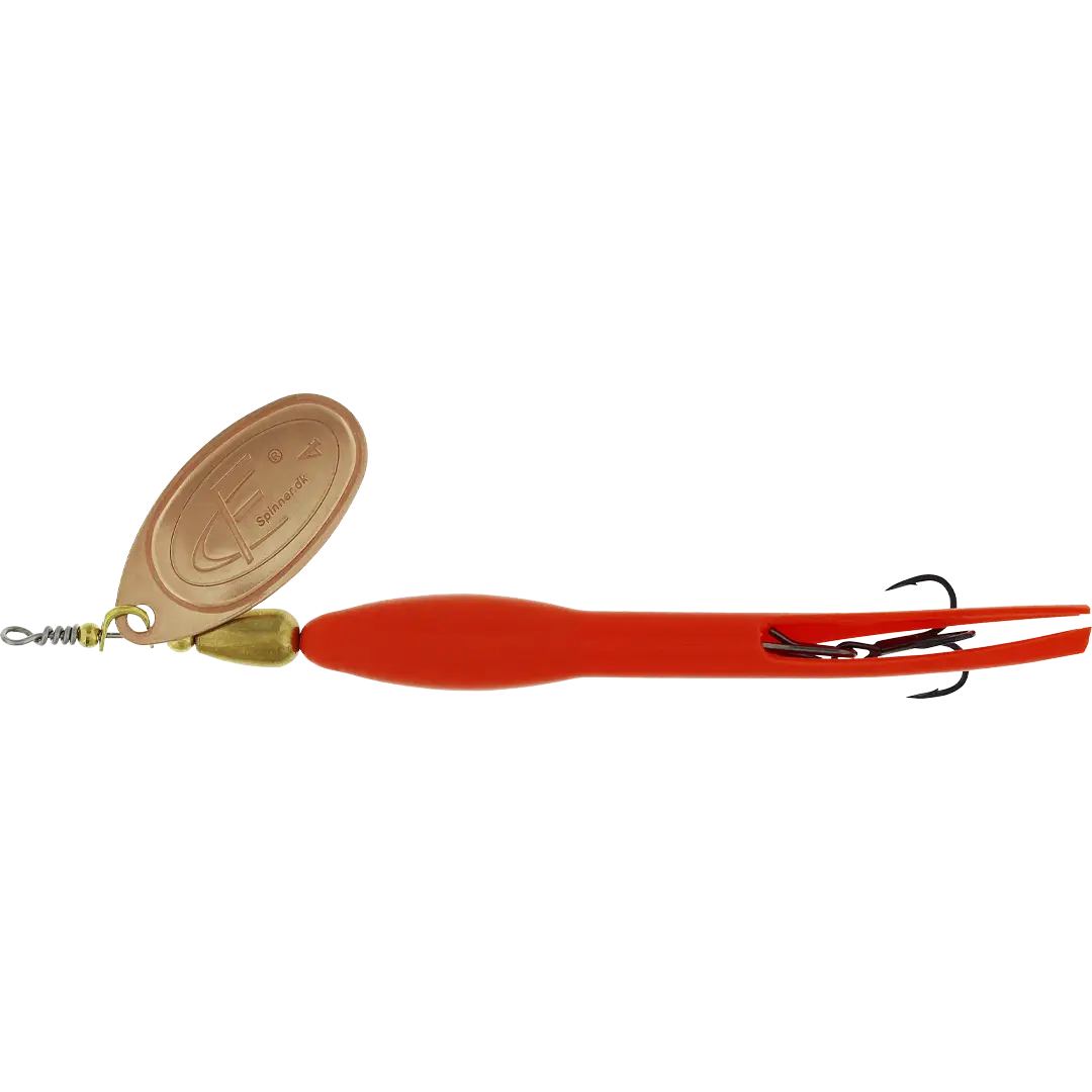 Westin FC Spinner Downstream 25 Gram Fluoro Orange Copper Blad - Spinner