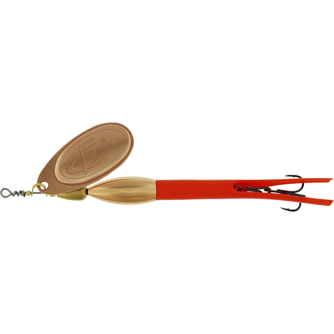 Westin FC Spinner Bullet 35 Gram Fluoro Orange Copper Blad - Spinner