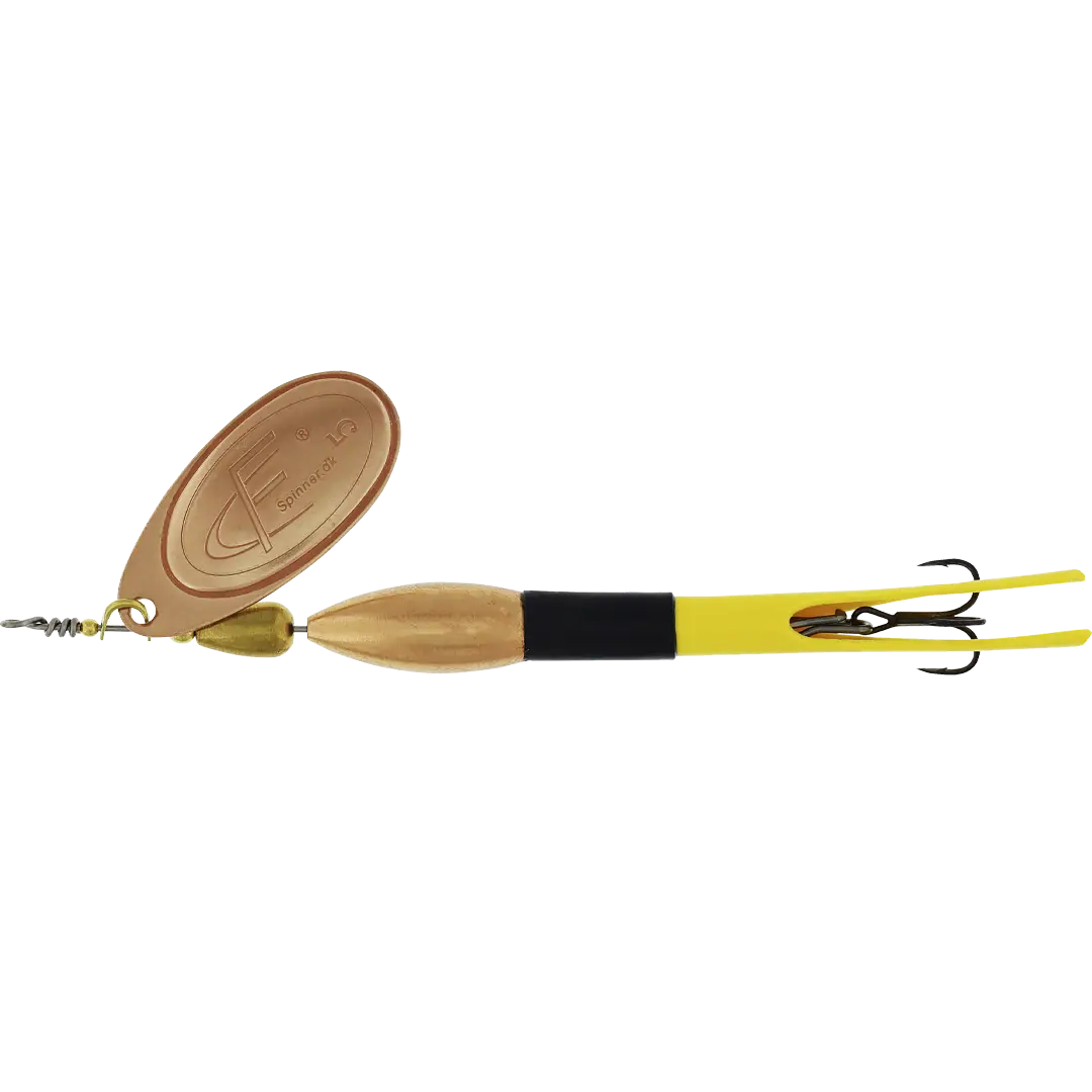 Westin FC Spinner Bullet 40 Gram Black/Fluoro Yellow Copper Blad - Spinner