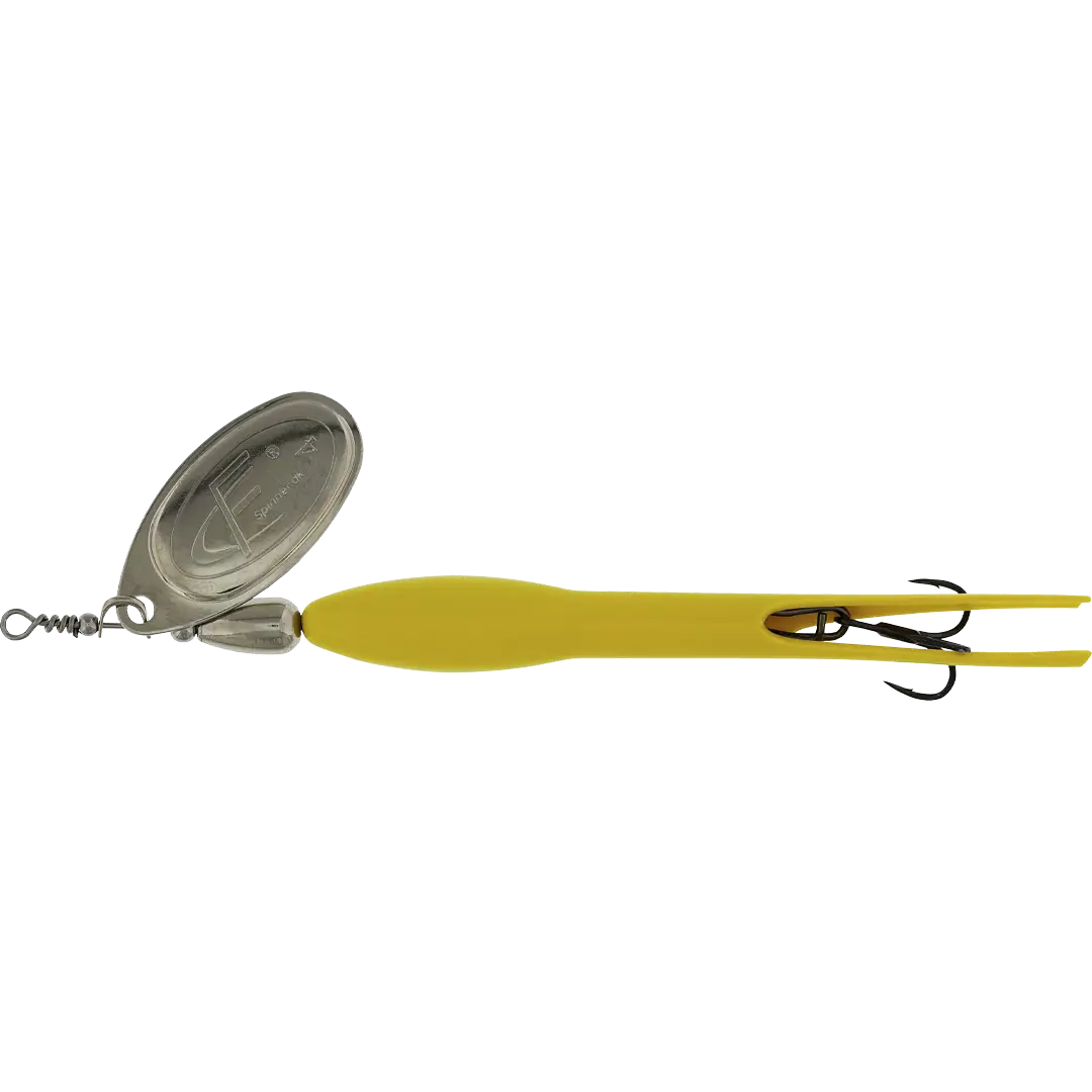 Westin FC Spinner Downstream 25 Gram Fluoro Yellow Silver Blad - Spinner