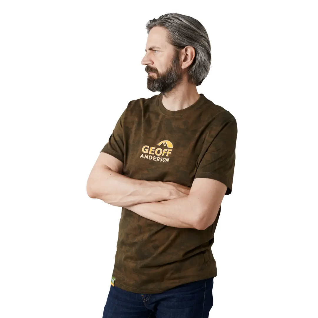 Geoff Anderson Organic Tee 2024 3XL Orange Chest Leaf - T-Shirt