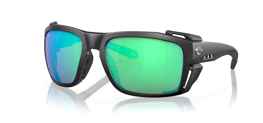 Costa Del Mar King Tide 6 Polaroid Solbriller Black Glas Green Mirror - Fiskebriller