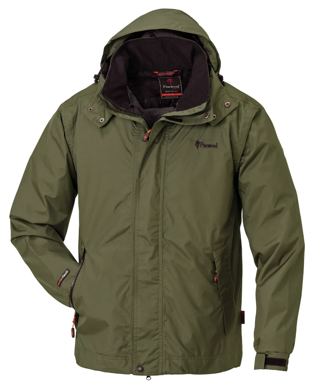 Pinewood Tornado Extreme Rain Set Green (grøn) XL - Regntøjs Sæt