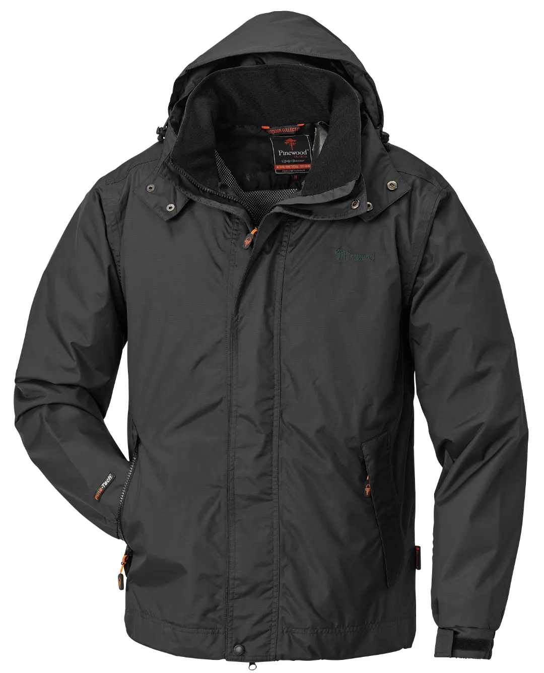 Pinewood Tornado Extreme Rain Set Black (sort) L - Regntøjs Sæt