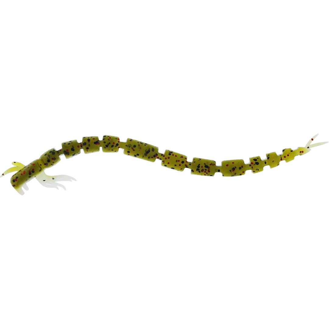 Westin BloodTeez Worm 5,5cm Seaweed Pearl - Aborre
