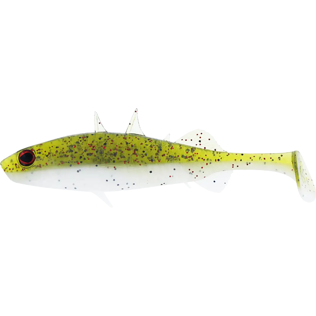 Westin Stanley the stickleback shadtail 7,5cm Seaweed Pearl - Aborre