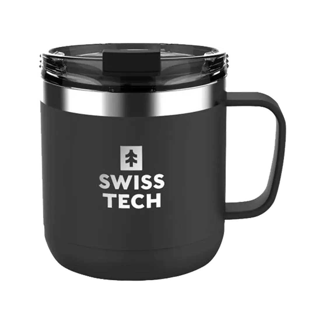 SwissTech Termokrus 14 oz Sort - Termokander & -krus