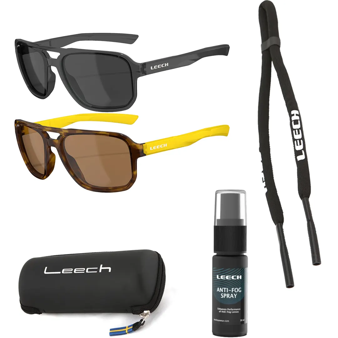 Leech ATW9 Polaroid Solbrille Pakke - Polaroid solbriller