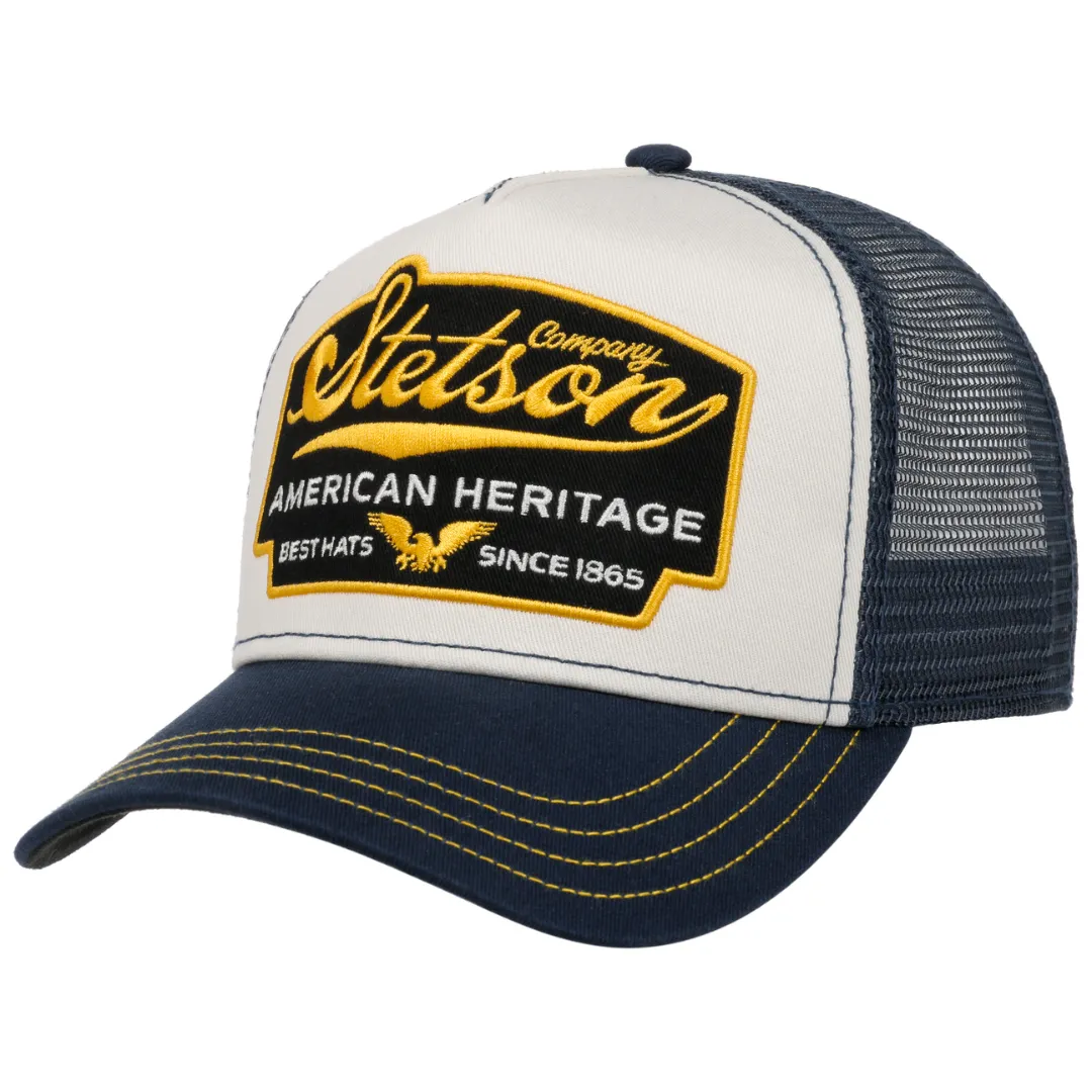 Stetson Trucker Cap American Heritage Blue/White - Caps