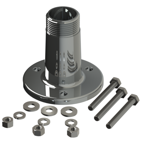 Shakespeare Antenne Base-Mount m. 1"-11 BSP Gevind - Antenner