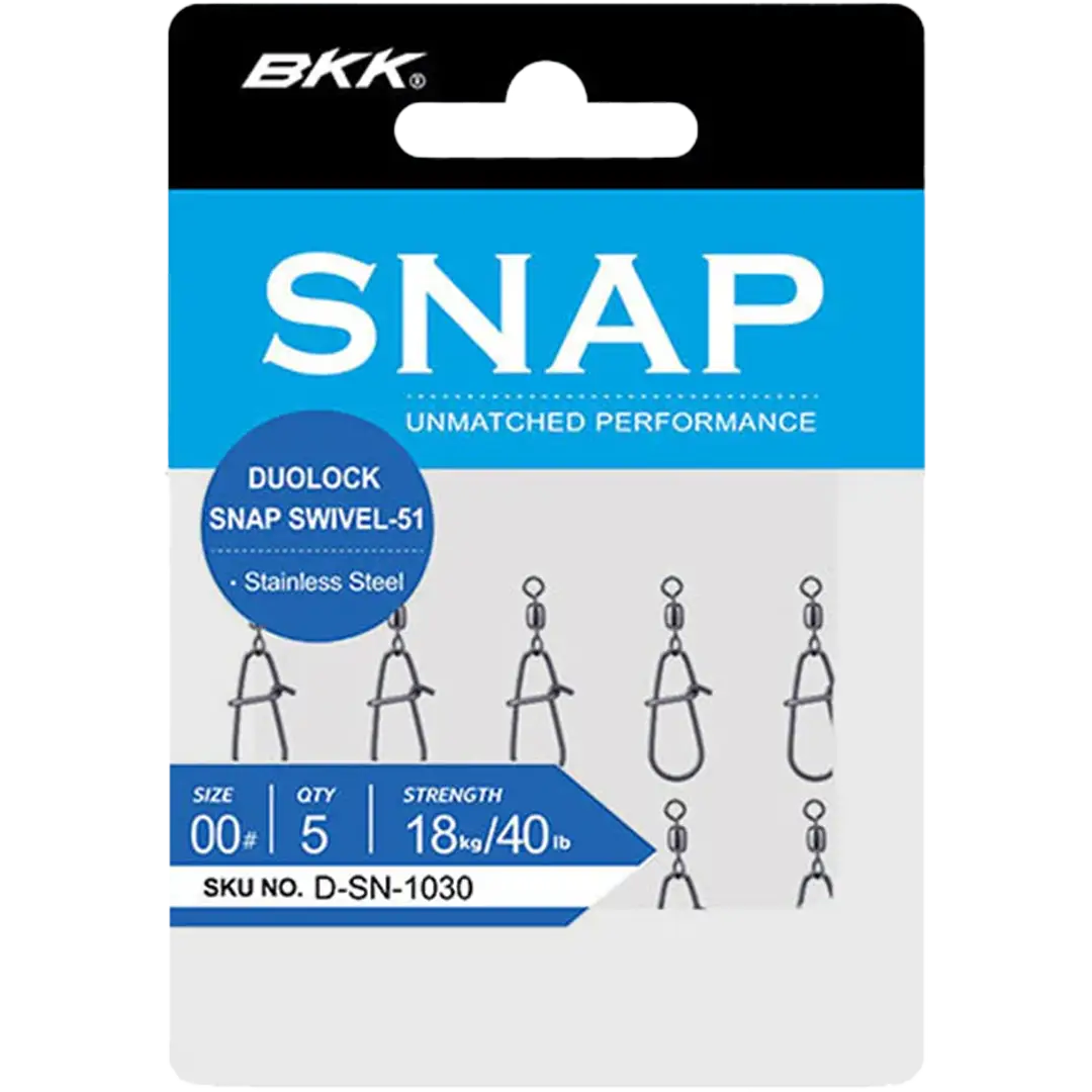 BKK Duolock Snap Swivel-51 St. 2 - Blinklåse/Svirvel