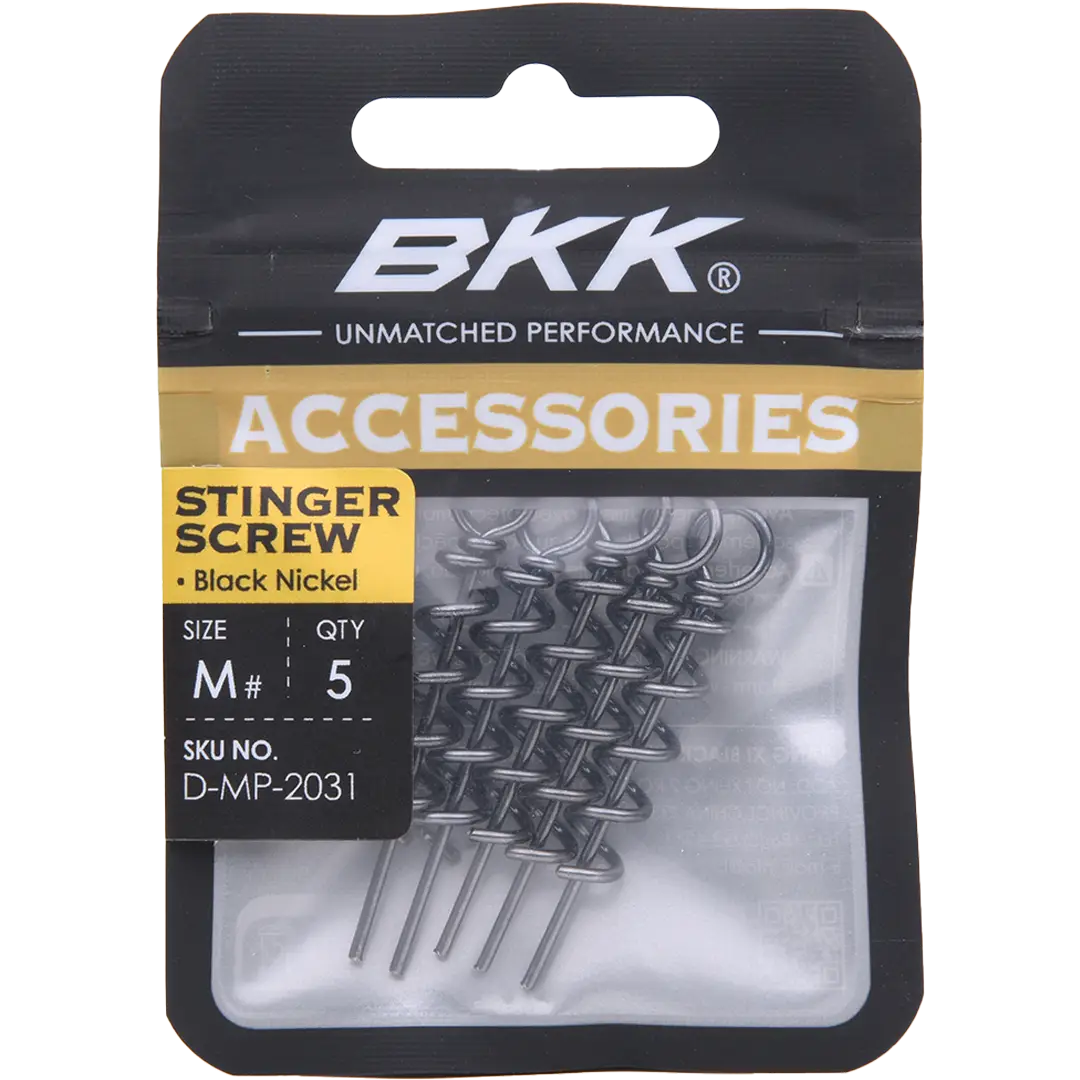 BKK Stinger Screw Small - Wire-floucarbon forfang & Stingers