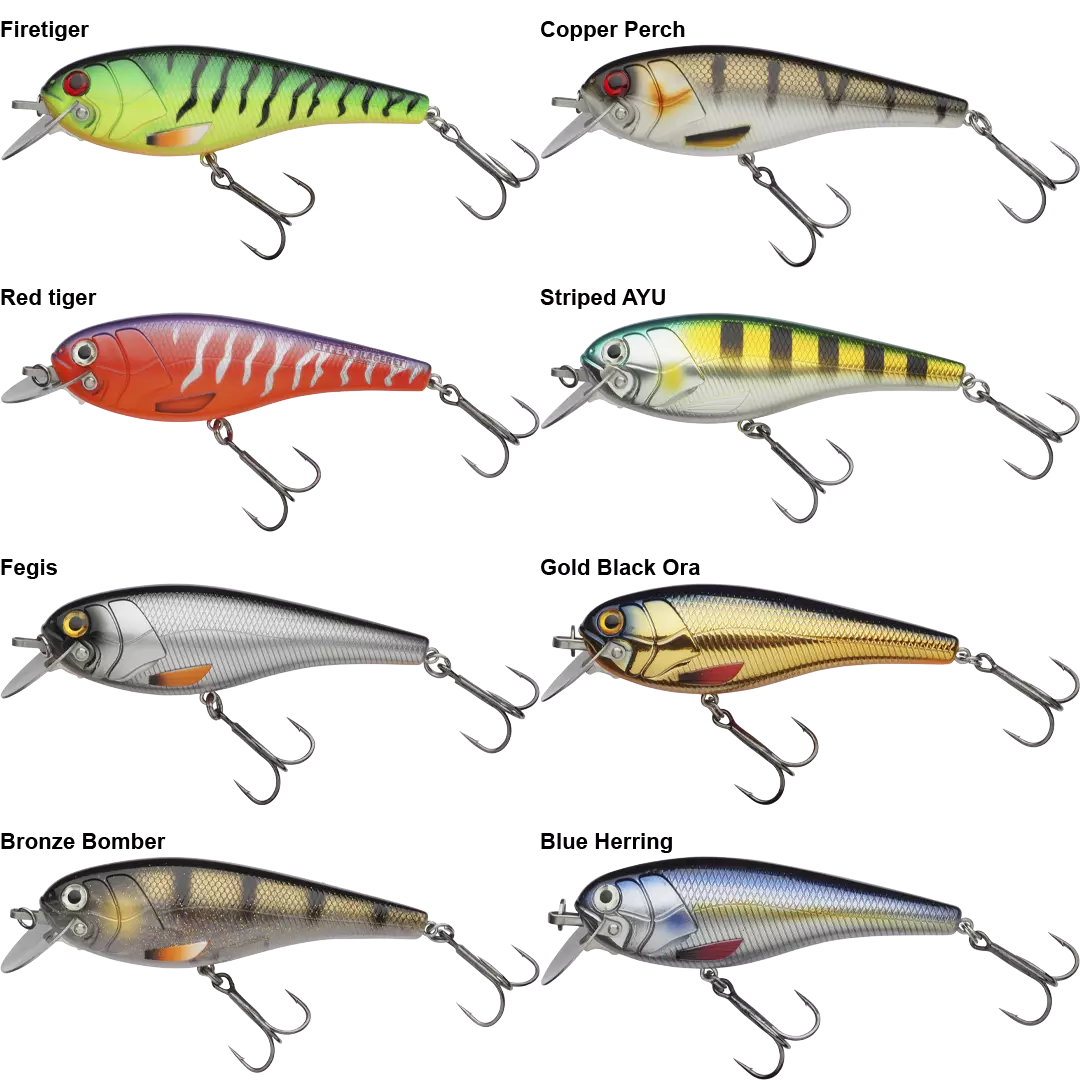 ABU Garcia Beast Hi-Lo Floating 12cm 47gram Striped AYU - Wobler
