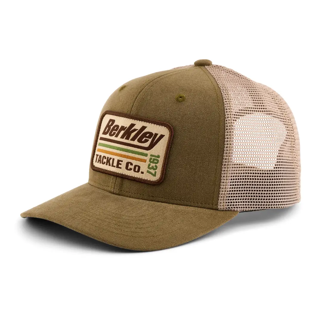 Berkley Striper Trucker Cap Olive - Caps