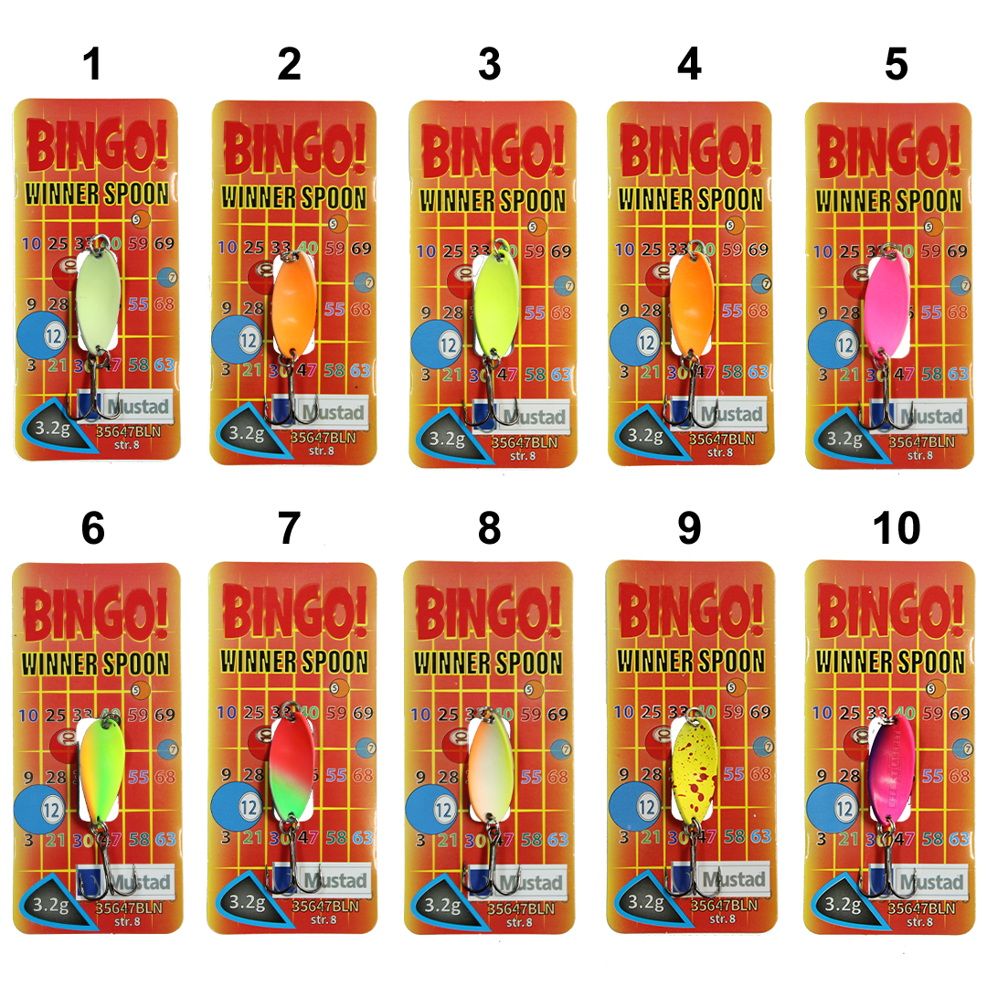 SFG Bingo Blink 3,2gram 4. Fluo Orange/Grøn - Mikroblink
