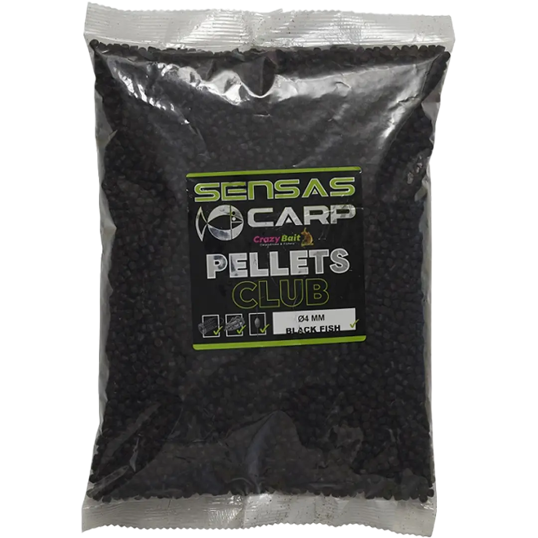 Sensas Club Pellets 10kg 4mm Black Fish - Pellet