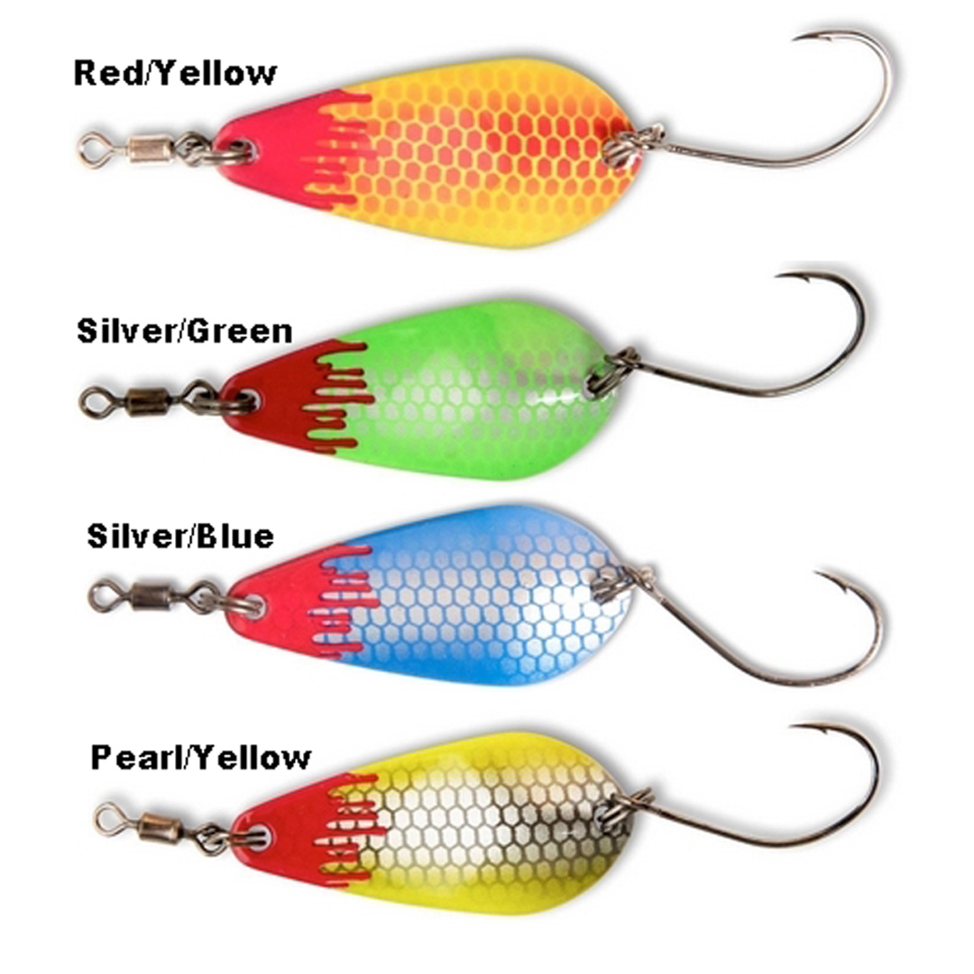 Quantum Magic Trout Bloody Spoon 3,5gram Silver/Blue - Mikroblink