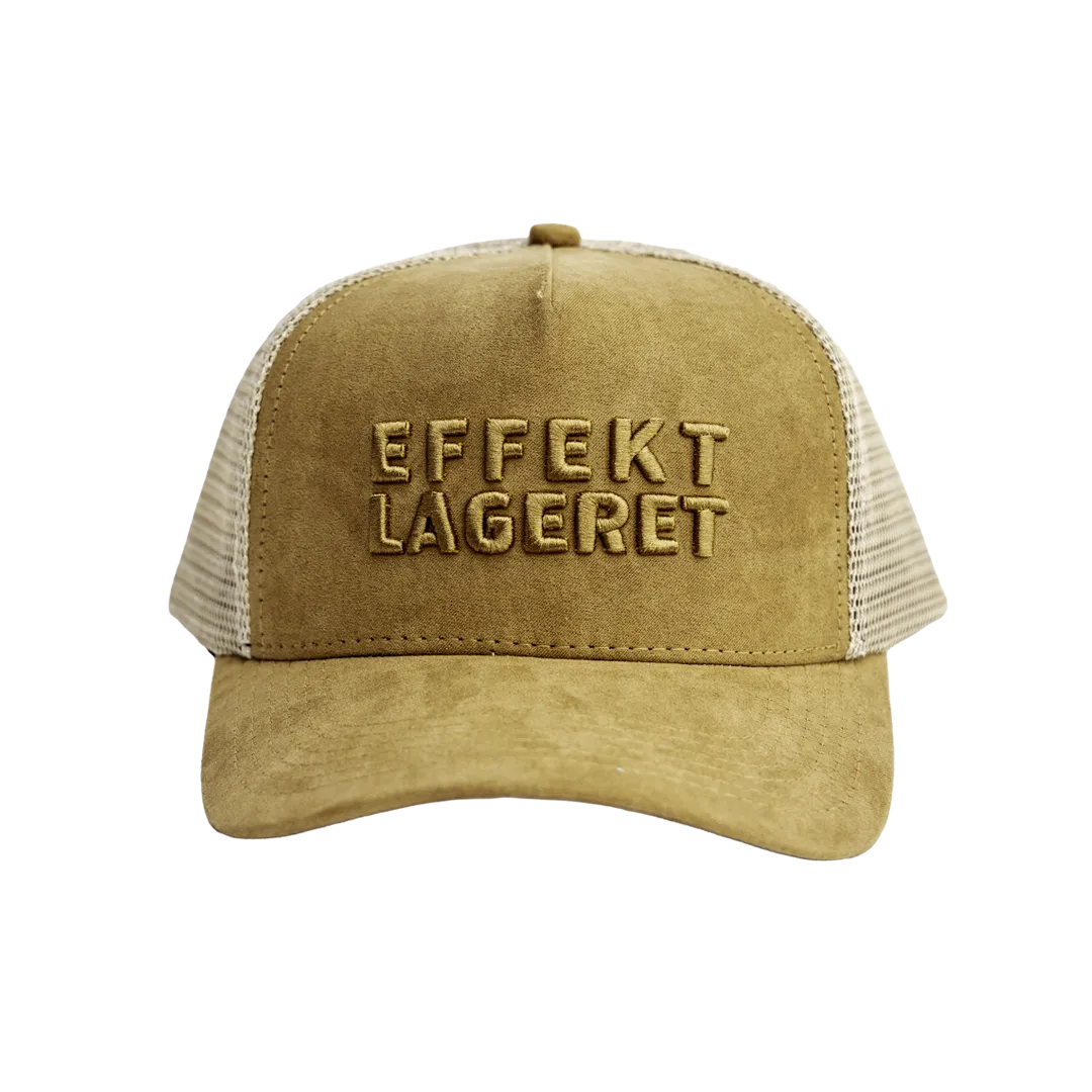 Effekt Wear - Effektlageret Logo Cap Brun m. 3D Brodering - Caps