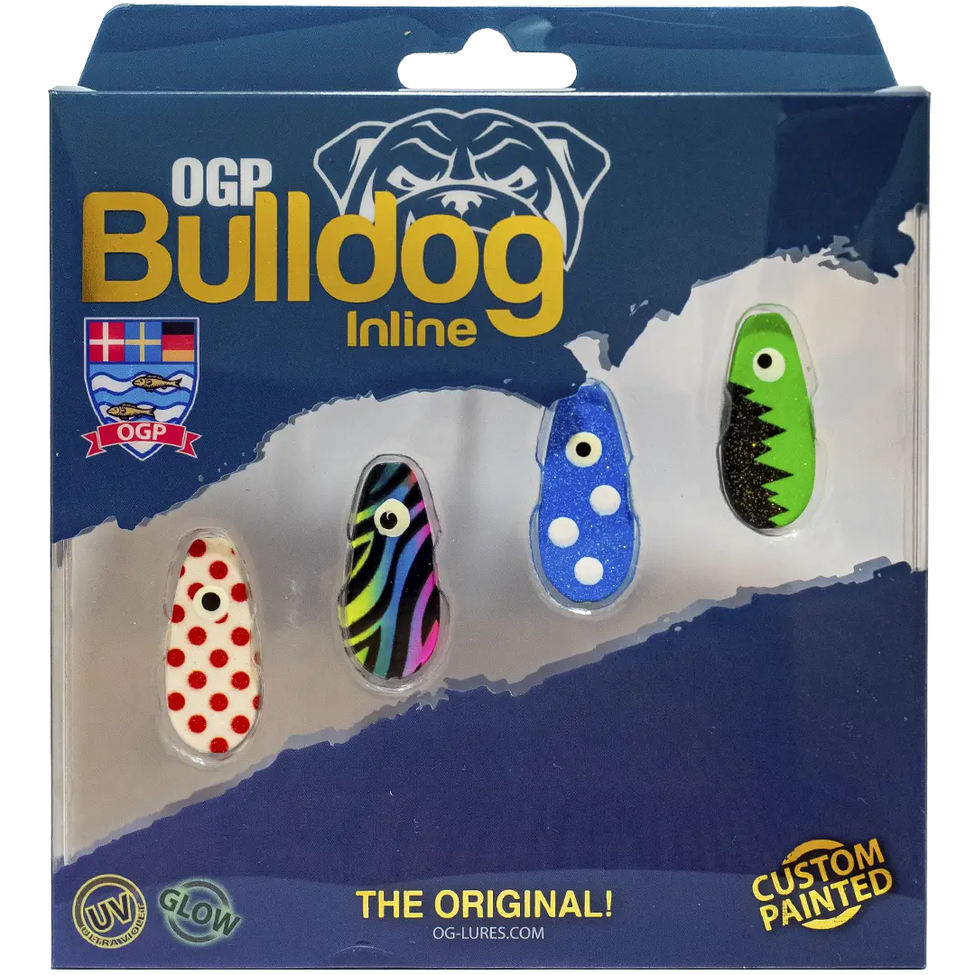 OGLures Custom Pakker Bulldog Inline 6gram - Mikroblink