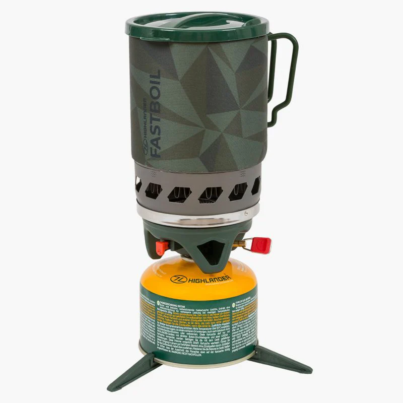 Highlander Fastboil 3 1,1L Gasbrænder Olive - Kogegrej