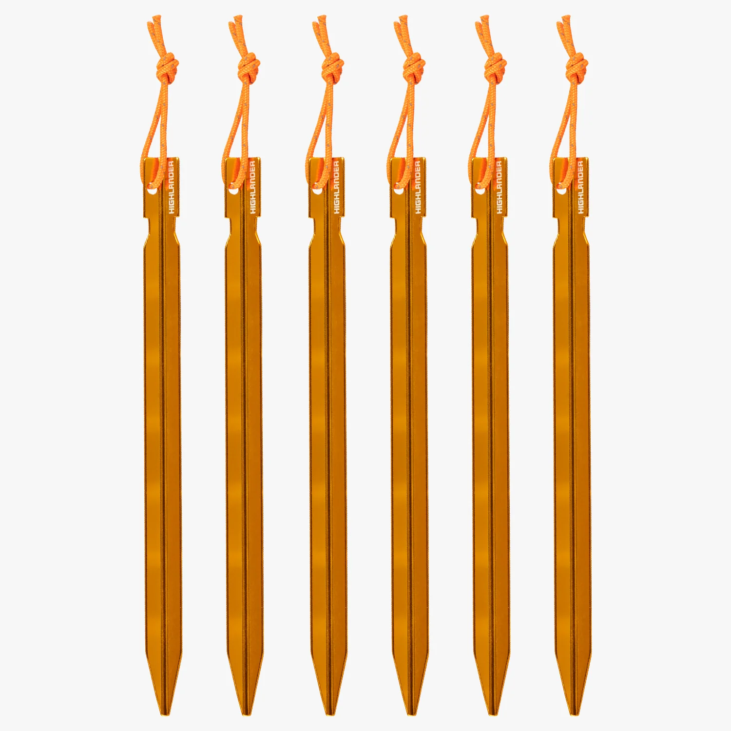 Highlander Arrow Aluminiums Pløkker 6-Pak - Telte