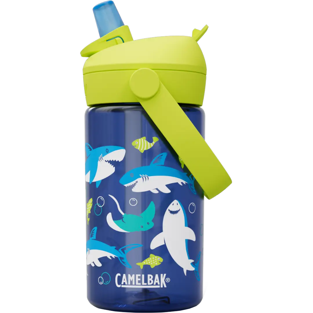Camelbak Thrive Flip Straw Kids 0,4L Sharks And Rays - Flasker & Vandopbevaring