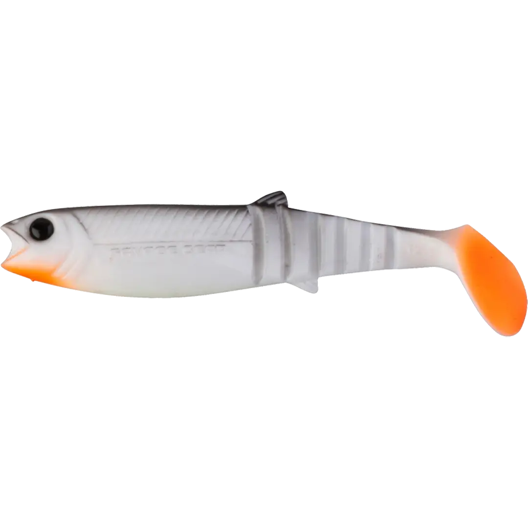 Savage Gear Cannibal Shad 2023 Giants 17,5cm 52gram (2 stk.) White & Black - Aborre