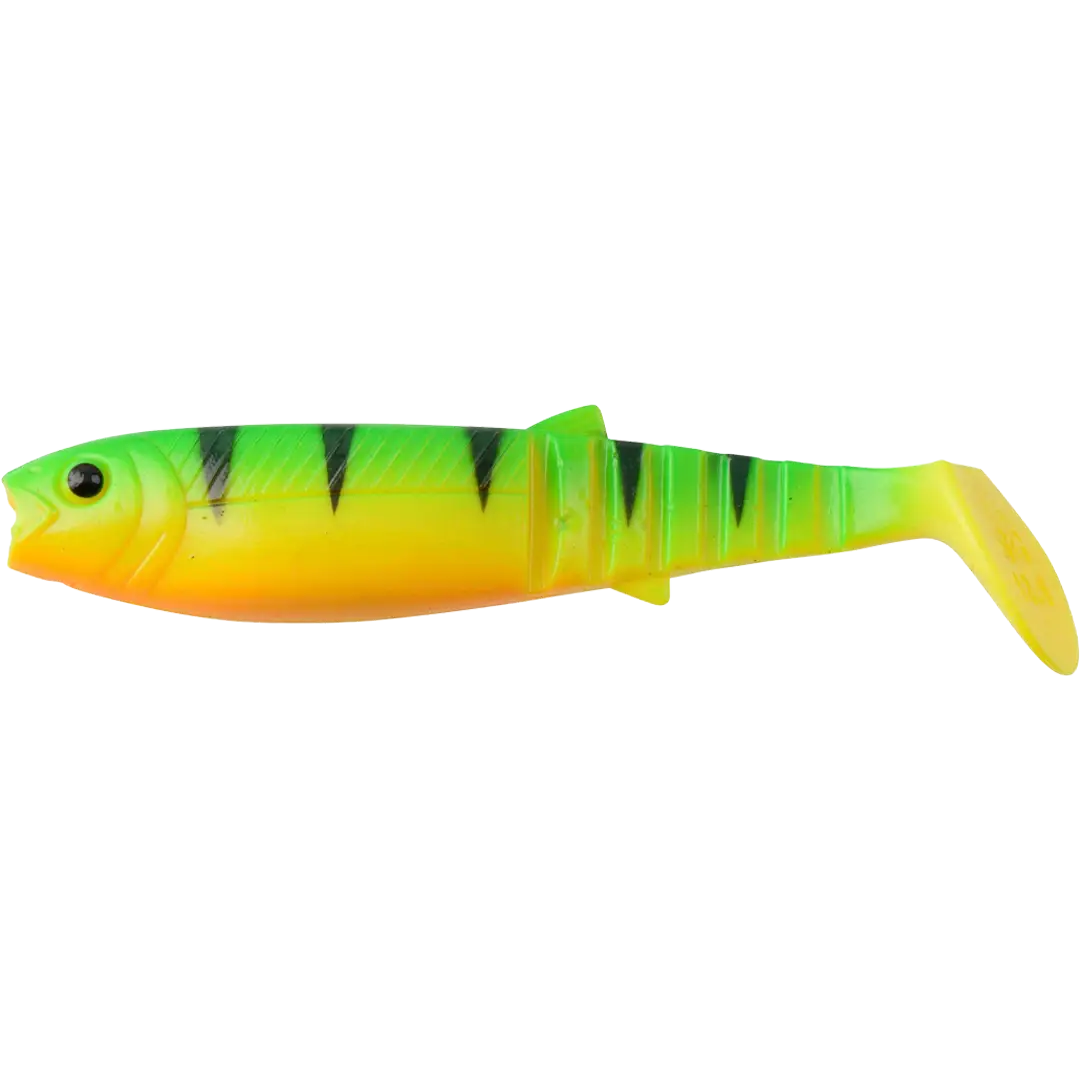 Savage Gear Cannibal Shad 2023 Giants 17,5cm 52gram (2 stk.) Firetiger - Aborre