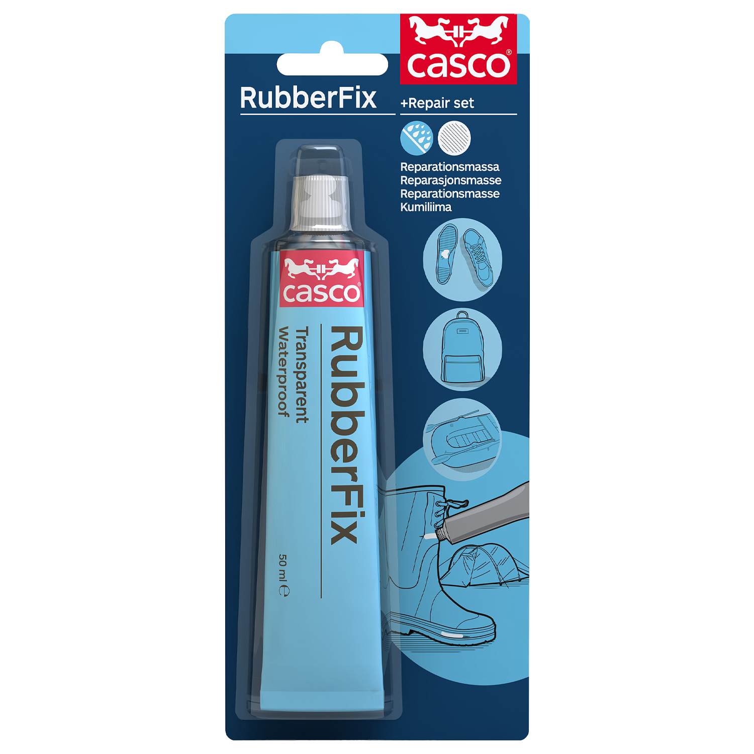 SFG - RubberFix lim 50 ml - erstatter LiquiSole - Lim