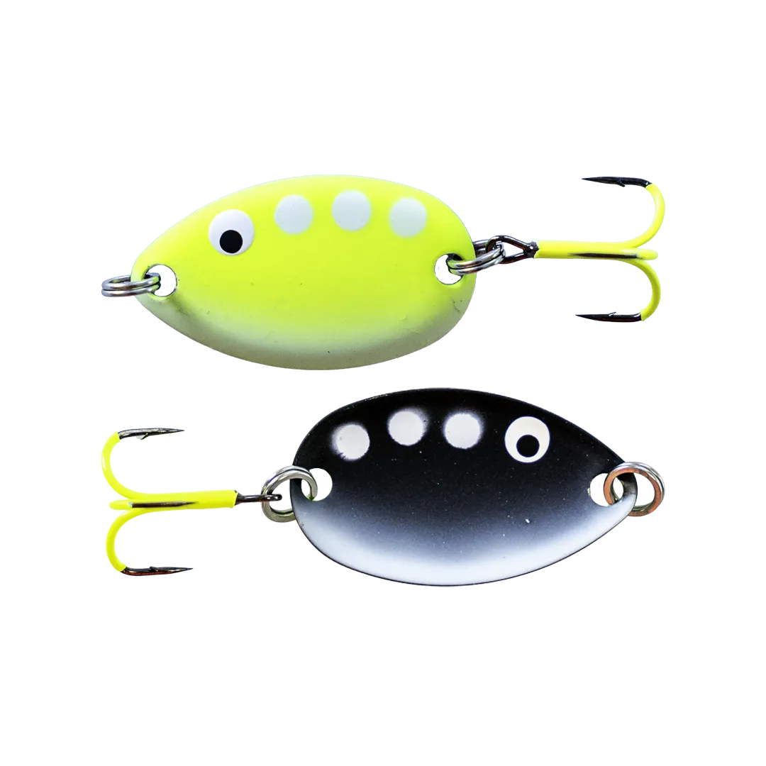 Westin Fidusen Effektlageret Custom Chartreuse Black Special - Mikroblink