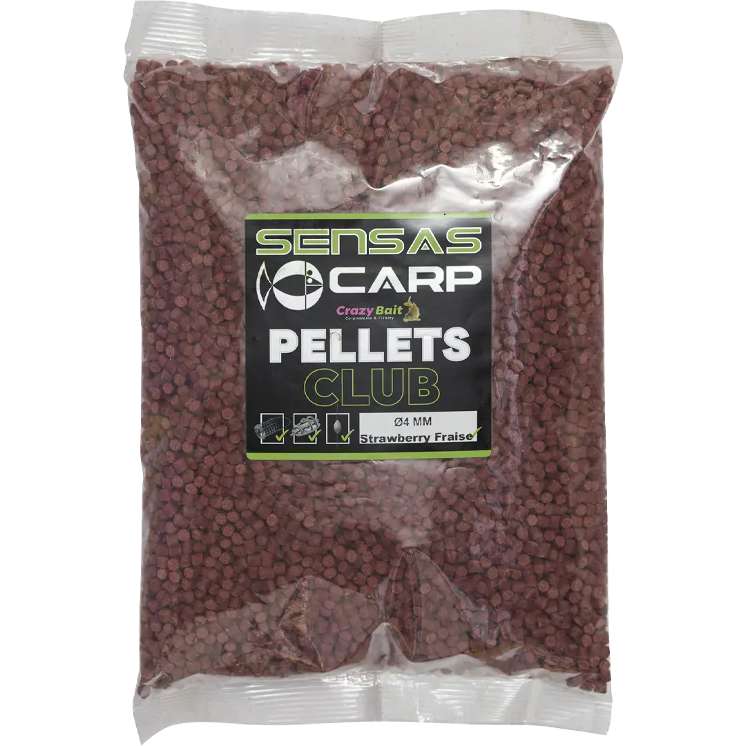 Sensas Club Pellets 10kg 8mm Strawberry - Pellet