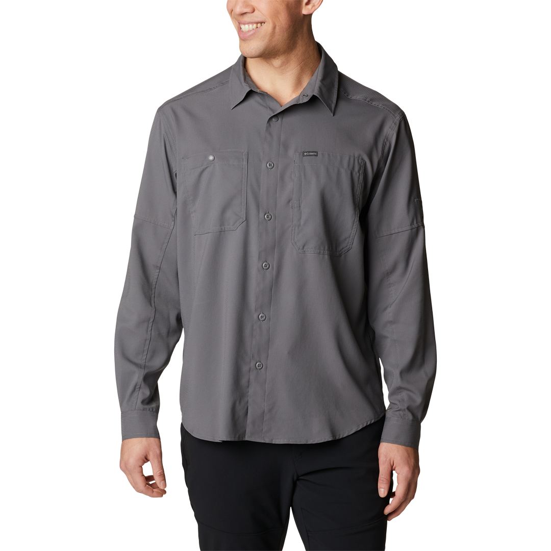Columbia Men's Silver Ridge Utility Lite Shirt kun str. S City Grey Small - Skjorter
