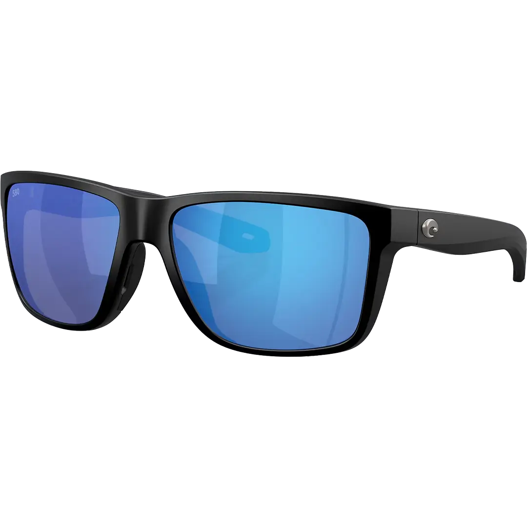 Costa Del Mar Broadbill II Polaroid Solbriller Matte Black Glas Blue Mirror - Fiskebriller